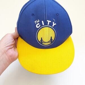 Hardwood Classics '47 The City Golden State Warriors Blue Adjustable Hat Dad Cap